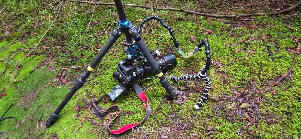 Tripod low to the ground