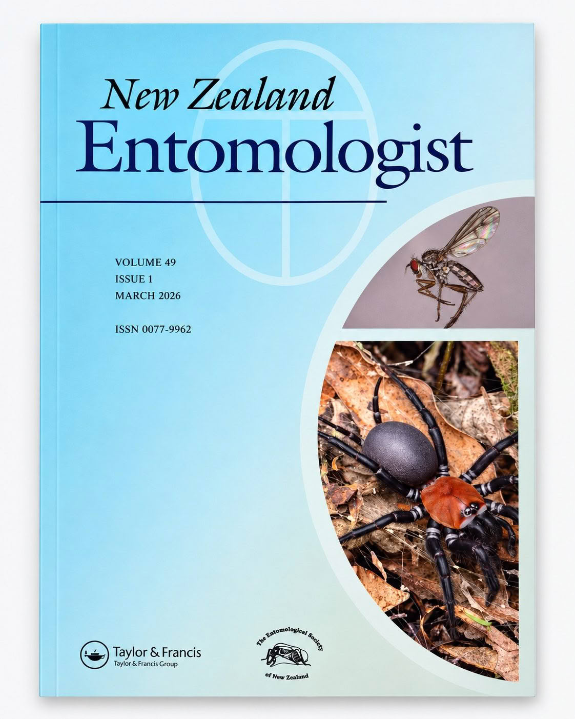 New Zealand Entomologist Volume 49 Issue 1 March 2026 cover