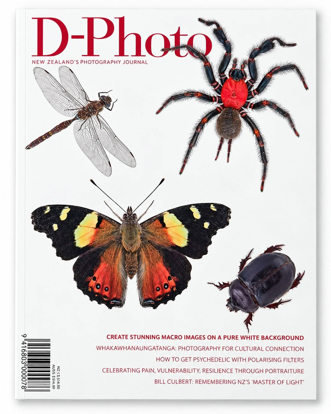 D-Photo front cover featuring Bryce McQuillan macro photography