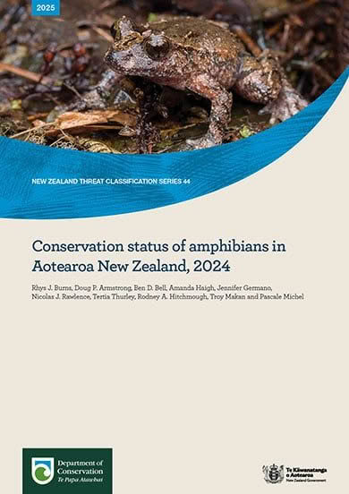 Department of Conservation New Zealand Threat Classification Series 44 cover