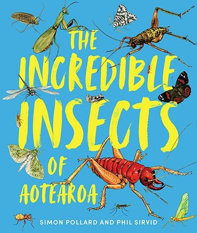 The Incredible Insects of Aotearoa book cover